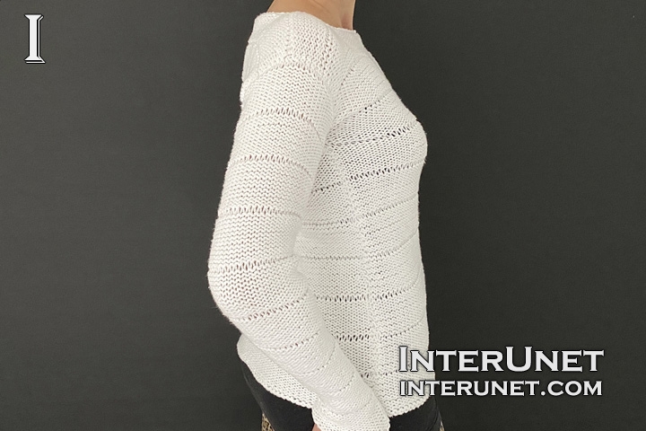 top knit striped-sweater