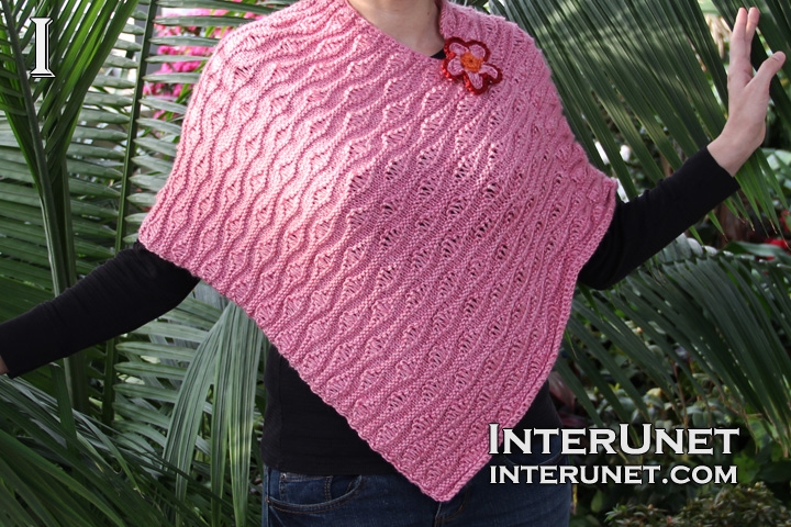 poncho with a flower knitted-poncho-with-flower
