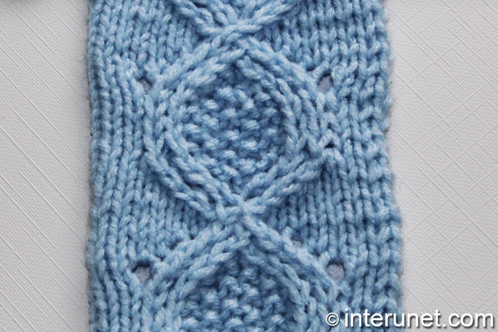 knitting pattern classic decorative circles knitting pattern