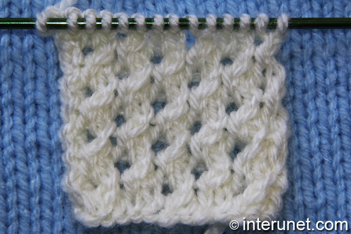 knitting pattern bee-cells-knitting-pattern