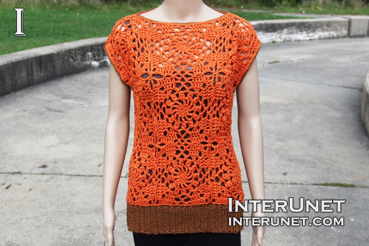 sweater vest lace-sweater-crochet-pattern