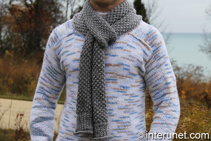 men’s scarf men’s-scarf-knitting-pattern