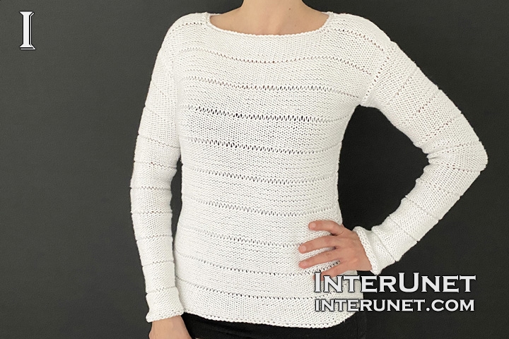 simple sweater knitting pattern