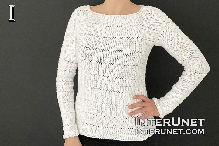 Sweater simple sweater knitting pattern