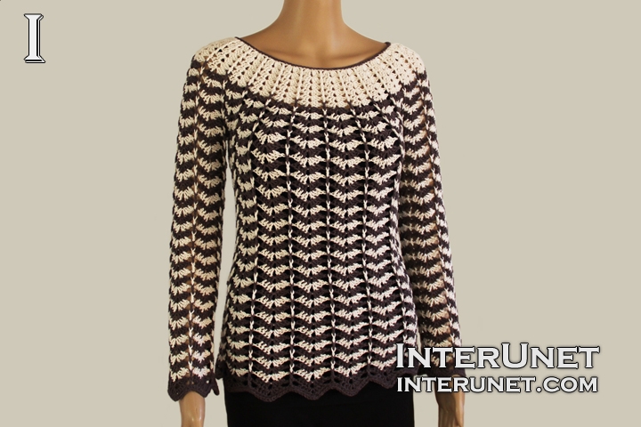 crochet-striped-sweater