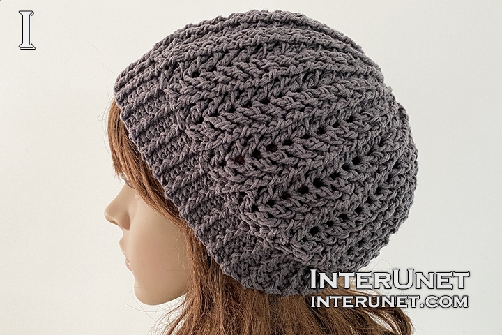 beanie stylish slouchy beanie hat crochet pattern