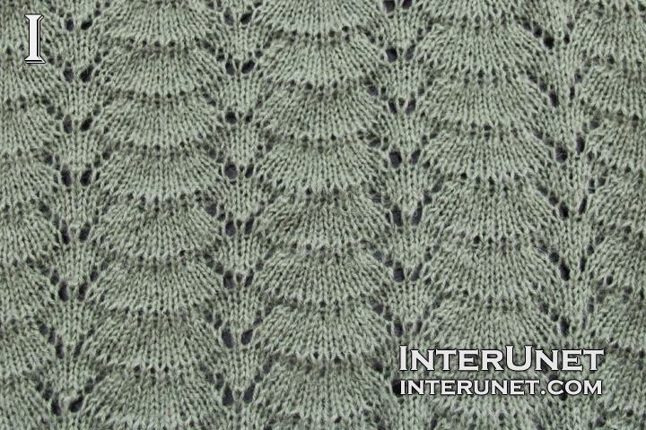 knitting stitch sweater-knitting-pattern-fan-stitch