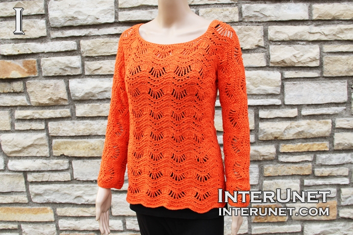 Crochet Sweater sweater-with-long-sleeves