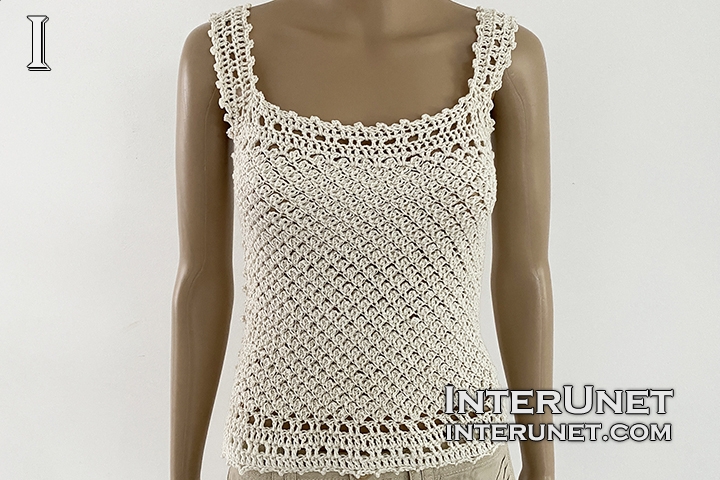 tank top free crochet pattern