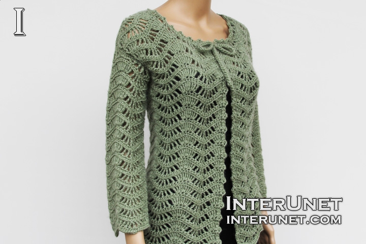 Crochet Cardigan tie-front-jacket-crochet