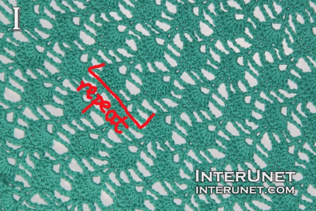 sweater crochet pattern repeat