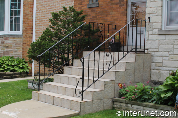 tile-stairs-with-steel-railing