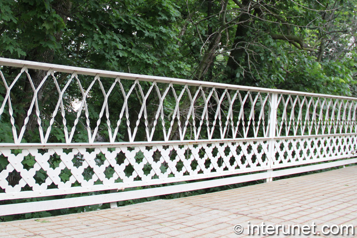 white metal fence white-metal-fence