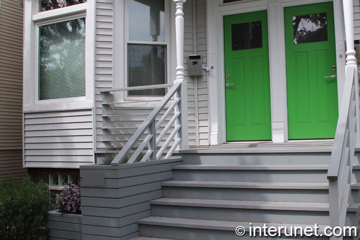 grey wood porch wood-porch-and-stairs-painted-grey