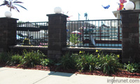 brick-columns-fence-with-lights