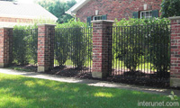 metal-fence-brick-columns