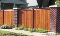 wood-fence-stained