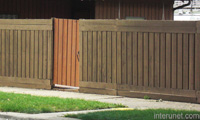 wood-fence-with-gates-old